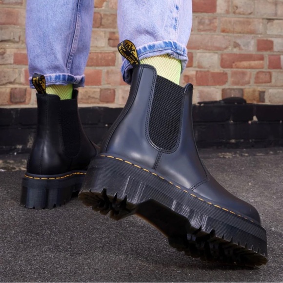 Brand New Platform Doc Martens 2976 Quad Boots - Picture 2 of 7